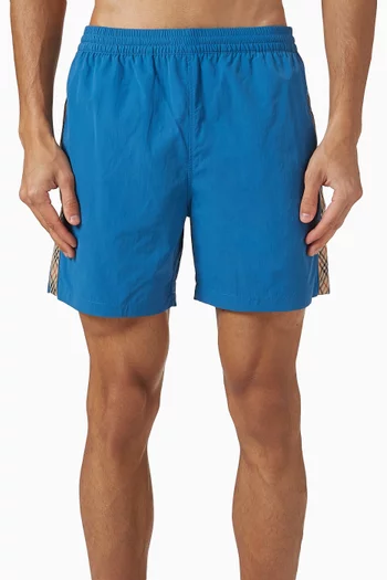 Check-trim Swim Shorts