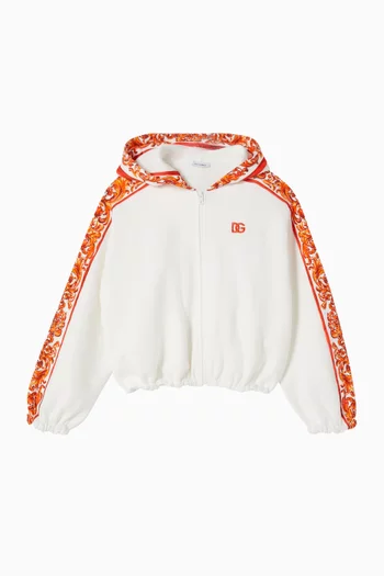 Majolica-Print Hoodie
