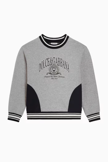Logo Sweatshirt in Cotton-blend