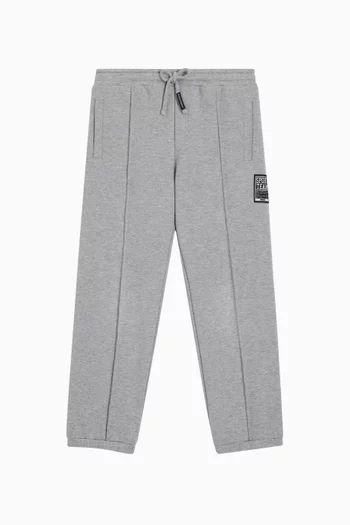 Logo Trousers in Cotton Fleece