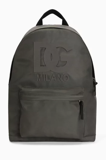 Nylon Logo Backpack