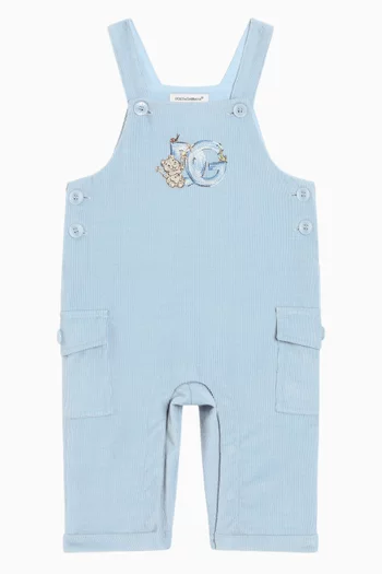 Tiger Logo Dungaree's in Corduroy