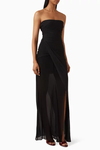 Willorin Strapless Maxi Dress