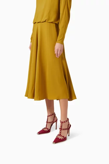 Rockstud 100 Pumps in Suede