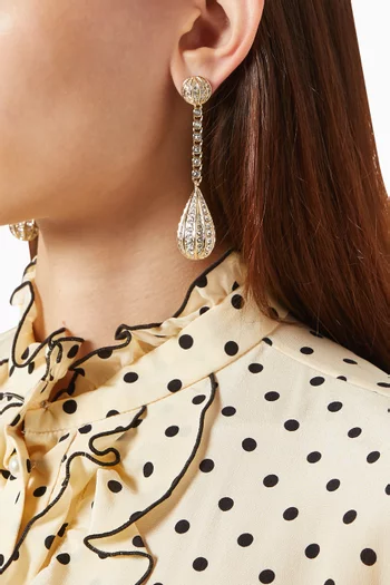 Poetique des Gouttes Earrings in Gold-tone Metal