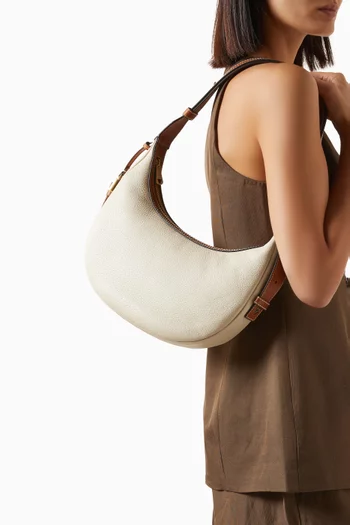 Small Soho Crescent Bag in Leather