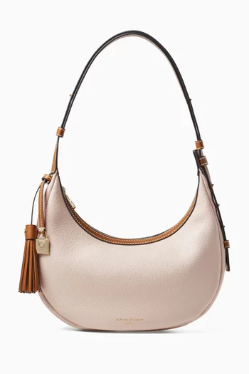 Small Soho Crescent Bag in Leather