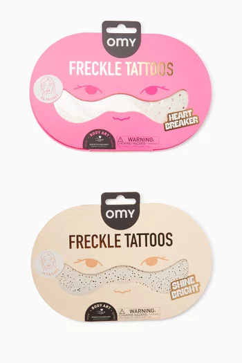 Heartbreaker & Shine Bright Freckles Tattoo Set