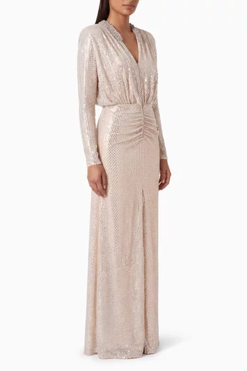 Rhinestone-embellished Dress