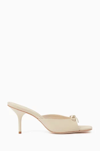 Clementine 75 Mule Sandals in Leather