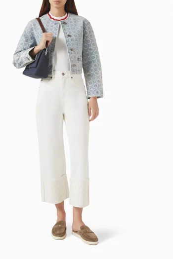 T-monogram Jacket in Denim