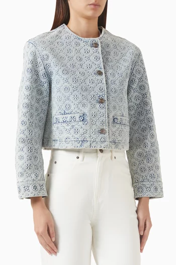 T-monogram Jacket in Denim
