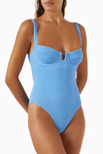 Clovelly One-piece Swimsuit in Crinkle