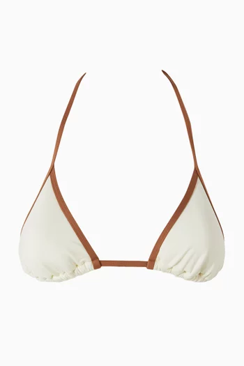 Palma Colour-block Bikini Top
