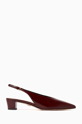 Pamela 35 Slingback Pumps in Leather