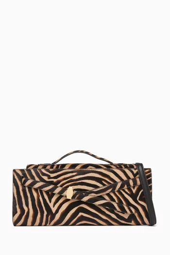 Ziger Dash Clutch in Calf Hair