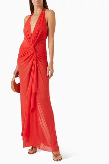 Xanthi V-neck Maxi Dress