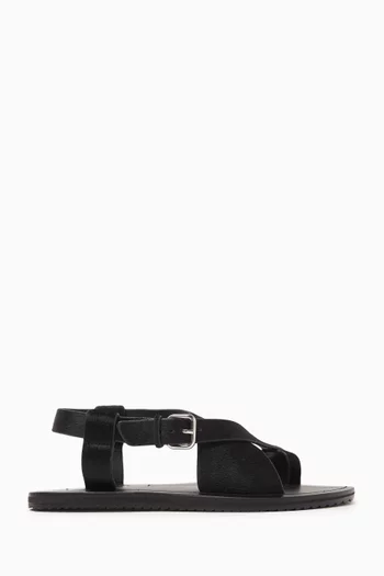 The Ora Sandals in Calf Hair