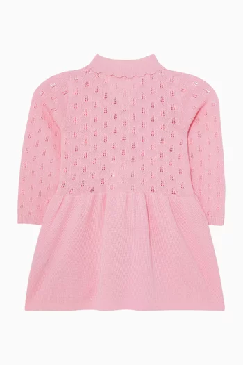 Pointelle Knitted Dress