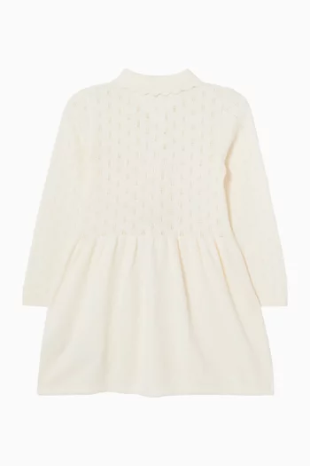 Pointelle Knitted Dress