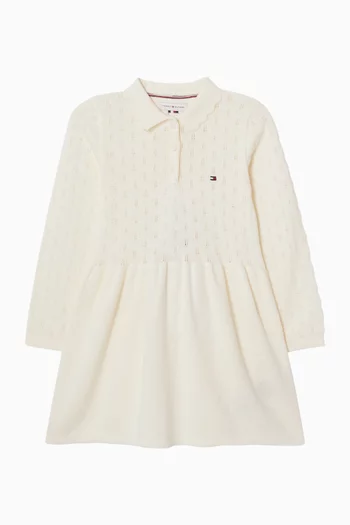 Pointelle Knitted Dress