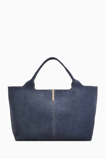Medium-Small Shopping Bag in Suede