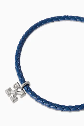 Arrow Bracelet in Leather & Brass