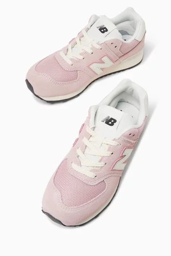 574 Lace-up Sneakers in Suede