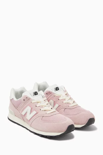 574 Lace-up Sneakers in Suede