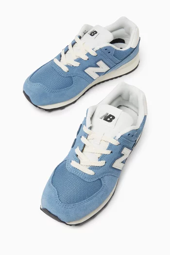 574 Lace-up Sneakers in Suede