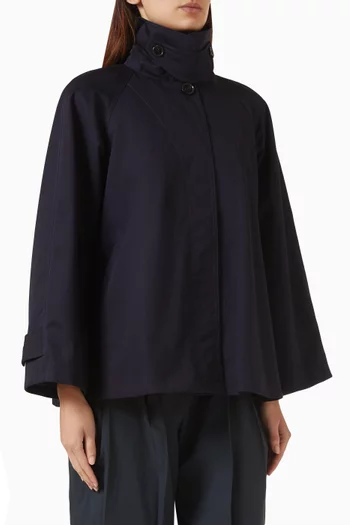 A-line Jacket in Cotton-twill