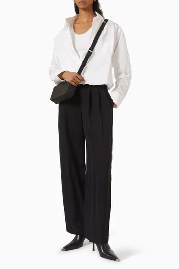 Gathered Layered Shirt in Cotton