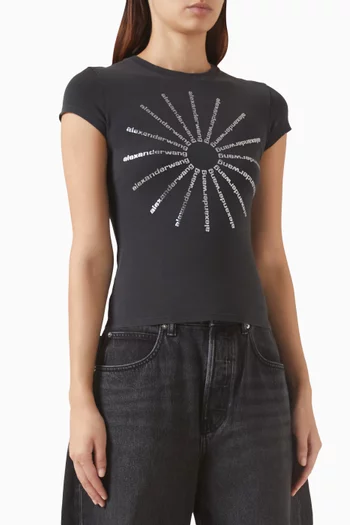 Crystal Pinwheel T-shirt in Cotton
