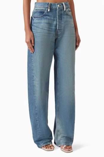 Float Crystal Jeans in Denim