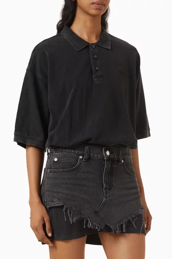 Layered Polo Mini Dress