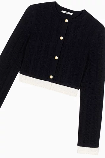 Crop Knit Cardigan
