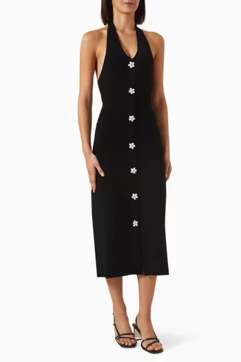 Ripearlane Halterneck Midi Dress
