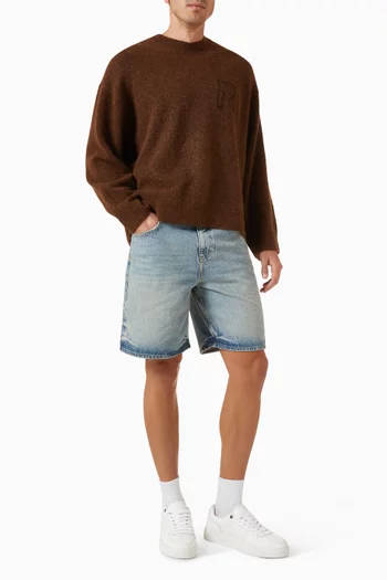 Logo Sweater in Knit