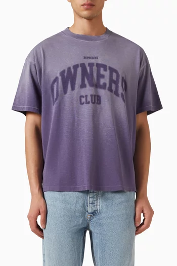 تي شيرت بشعار Owners Club‏ قطن