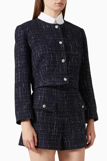 Crop Jacket in Tweed