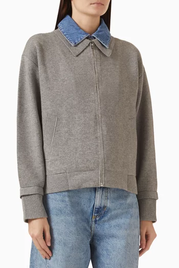 Hayden 2-in-1 Zip Cardigan
