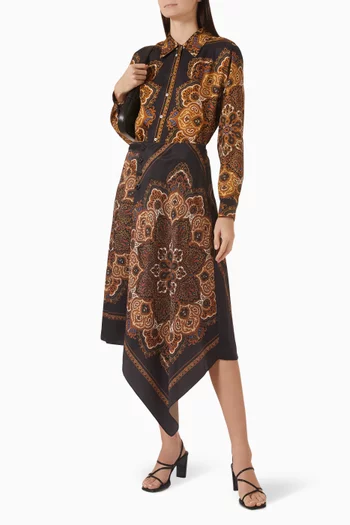 Harlow Printed Shirt in Silk