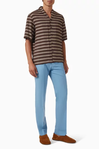 Striped Shirt in Satin