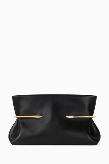 Pinch Soft Clutch in Nappa Leather
