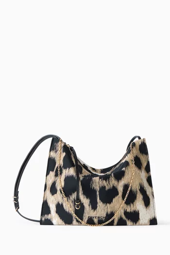 Voyou Pochette in Leopard Jacquard