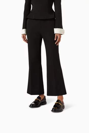 Pinch Loafer Flats in Leather