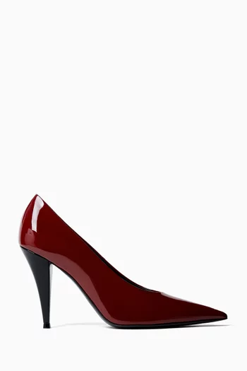 Pointy 95 Pumps in Leather