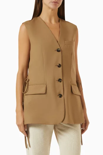 Waistcoat in Virgin Wool