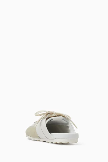 Logo Slip-on Sneakers in Suede