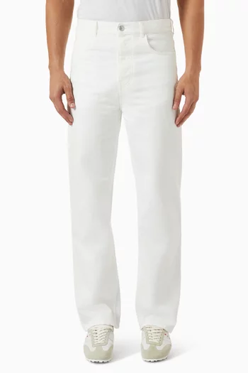Wide-leg Workwear Jeans in Denim